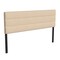 Merrick Lane Coppola Headboard with Tufted Upholstery and Powder Coated Metal Frame